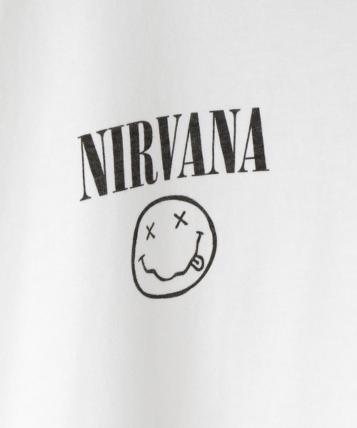 yuw（ユウ）の「ＮＩＲＶＡＮＡ　ＬＳ　Ｔｅｅ　973019（Tシャツ/カットソー・レディース・ホワイト・FREE）」の3枚目の写真