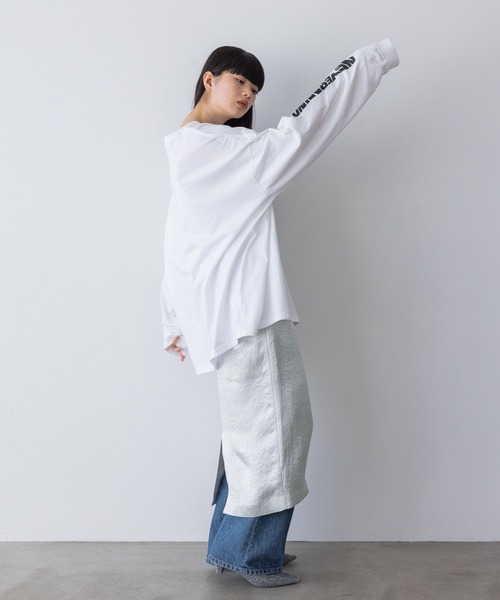 yuw（ユウ）の「ＮＩＲＶＡＮＡ　ＬＳ　Ｔｅｅ　973019（Tシャツ/カットソー・レディース・ホワイト・FREE）」の18枚目の写真