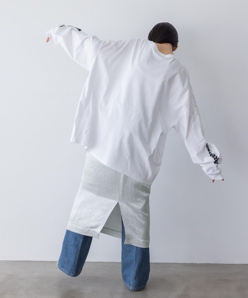 yuw（ユウ）の「ＮＩＲＶＡＮＡ　ＬＳ　Ｔｅｅ　973019（Tシャツ/カットソー・レディース・ホワイト・FREE）」の19枚目の写真