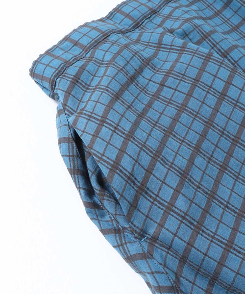 hunch(ハンチ)の「シアーサッカーチェック フレアスカート(スカート・レディース・ブルー/チャコール/アイボリー・FREE)」の13枚目の写真