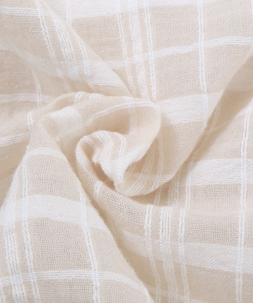 hunch(ハンチ)の「シアーサッカーチェック フレアスカート(スカート・レディース・ブルー/チャコール/アイボリー・FREE)」の22枚目の写真