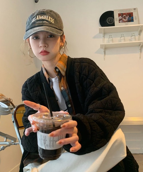 meJane（ミージェーン）の「オンブレチェックBigシャツ（シャツ/ブラウス・レディース・ブラウン系/ネイビー系・FREE）」の6枚目の写真