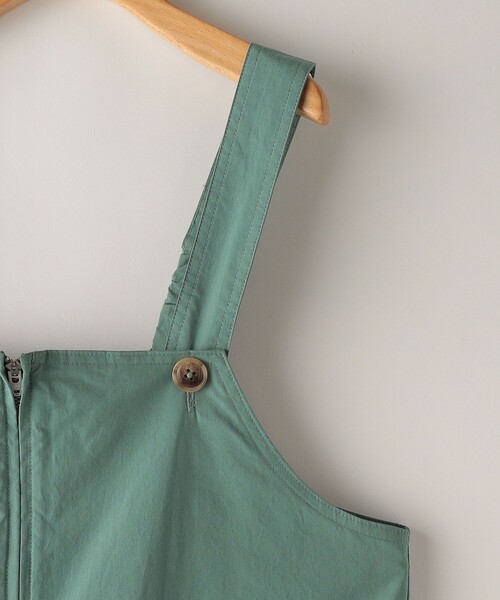 SHIPS（シップス）の「SHIPS KIDS:145～160cm / オーバーオール ロング パンツ（サロペット/オーバーオール・キッズ・レンガ/グリーン・S/145/M/160）」の7枚目の写真