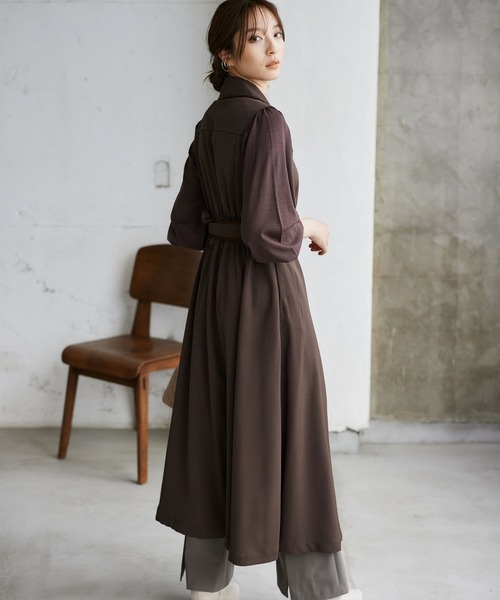 【美品♡】【在庫切れ】Andemiu アンデミュウ モッサスタンドコート ベージ 美品♡】【在庫切れ】Andemiu アンデミュウ モッサスタンド