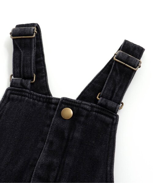 Ampersand(アンパサンド)の「premierすっきり合わせやすいデニムオーバーオール(サロペット/オーバーオール・キッズ・ブラック/ネイビー・130/80/110/100/90/140/120)」の13枚目の写真