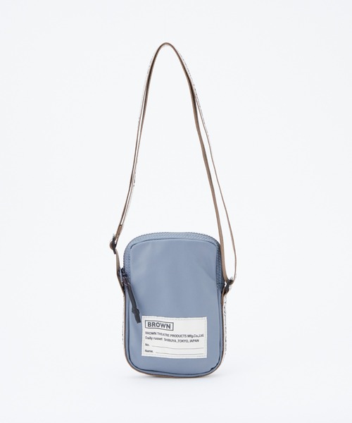 BROWN THEATRE PRODUCTS（ブラウンシアタープロダクツ）の「【BROWN THEATRE PRODUCTS別注】ナイロンスマホショルダーバッグ（ショルダーバッグ・レディース・ブラック/イエロー/ブラウン/ブルー/アイボリー・FREE）」の15枚目の写真