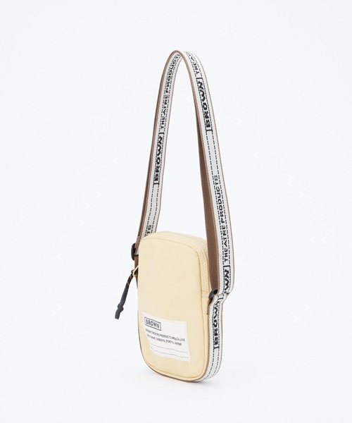 BROWN THEATRE PRODUCTS（ブラウンシアタープロダクツ）の「【BROWN THEATRE PRODUCTS別注】ナイロンスマホショルダーバッグ（ショルダーバッグ・レディース・ブラック/イエロー/ブラウン/ブルー/アイボリー・FREE）」の20枚目の写真