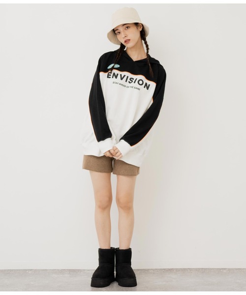 ANAP（アナップ）の「厚底ムートンブーツ（ブーツ・レディース・ブラック/グリーン/ベージュ・S/L/M）」の11枚目の写真