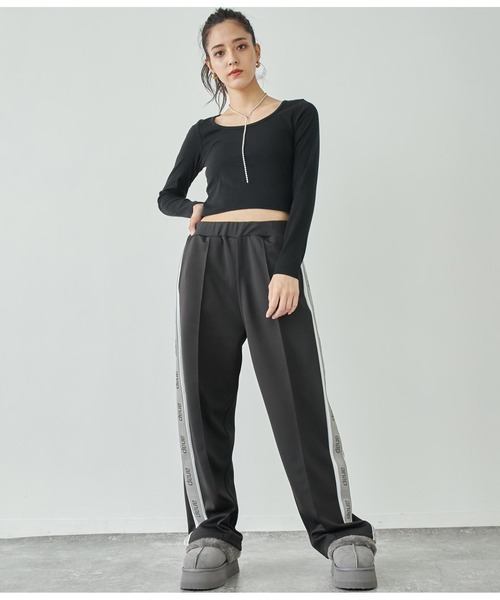 ANAP（アナップ）の「anapロゴテープジャージパンツ（その他パンツ・レディース・ブラック/ブルー/グレー・M/L）」の16枚目の写真