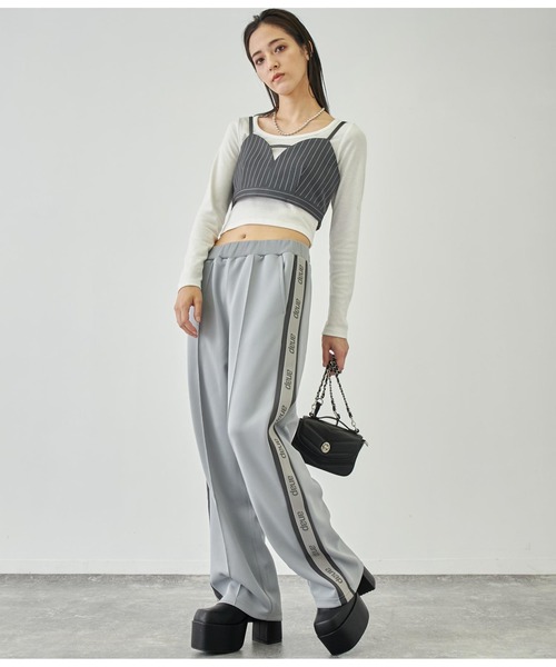 ANAP（アナップ）の「anapロゴテープジャージパンツ（その他パンツ・レディース・ブラック/ブルー/グレー・M/L）」の21枚目の写真