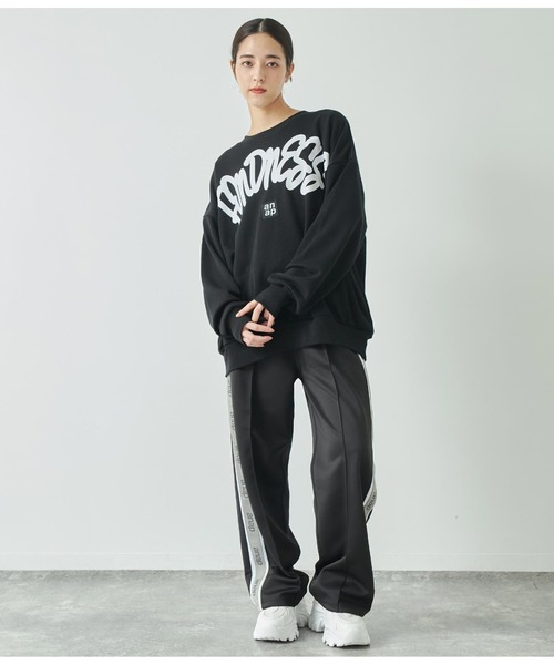 ANAP（アナップ）の「anapロゴテープジャージパンツ（その他パンツ・レディース・ブラック/ブルー/グレー・M/L）」の10枚目の写真