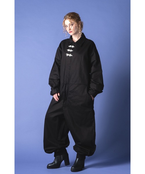 ankoROCK(アンコロック)の「チャイナボタンツナギ(つなぎ/オールインワン・レディース・A・ONE SIZE)」の6枚目の写真