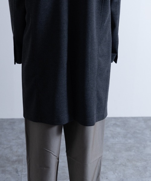 NYLAUS（ナイラス）の「ポンチ チェスターコート（チェスターコート・メンズ・ブラック/杢グレー/チャコール・LL/L/M）」の15枚目の写真