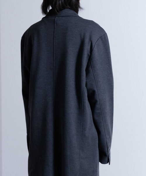 NYLAUS（ナイラス）の「ポンチ チェスターコート（チェスターコート・メンズ・ブラック/杢グレー/チャコール・LL/L/M）」の16枚目の写真