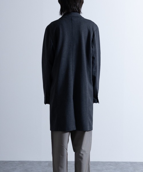 NYLAUS（ナイラス）の「ポンチ チェスターコート（チェスターコート・メンズ・ブラック/杢グレー/チャコール・LL/L/M）」の5枚目の写真