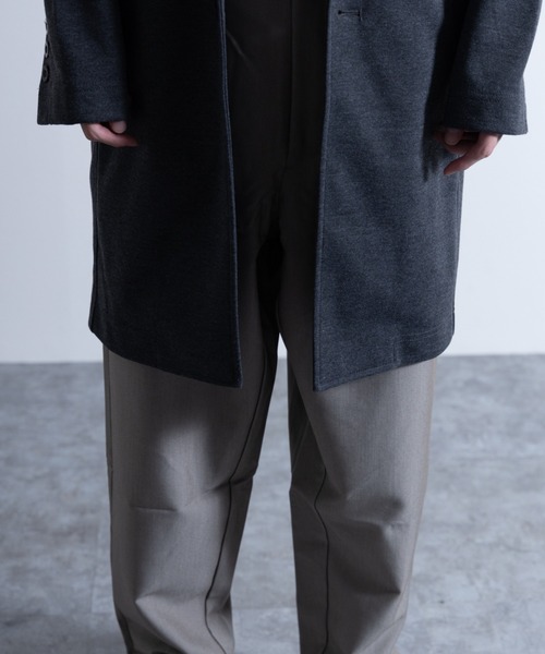 NYLAUS（ナイラス）の「ポンチ チェスターコート（チェスターコート・メンズ・ブラック/杢グレー/チャコール・LL/L/M）」の9枚目の写真