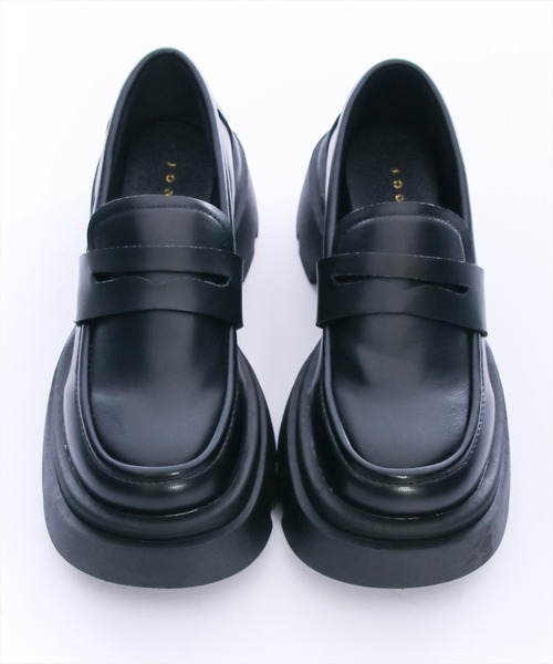 clear（クリア）の「合皮厚底ローファー≪2024AW≫（ローファー・レディース・ブラック・L/M）」の4枚目の写真