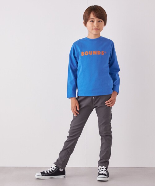 ARCH & LINE(アーチアンドライン)の「ARCH&LINE: SOUNDS プリント ロンT<KIDS>(Tシャツ/カットソー・キッズ・ブルー/ナチュラル/バイオレット・M(125-135)/L(140-150)/S(110-120))」の21枚目の写真