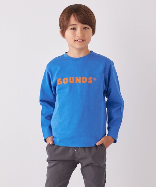 ARCH & LINE(アーチアンドライン)の「ARCH&LINE: SOUNDS プリント ロンT<KIDS>(Tシャツ/カットソー・キッズ・ブルー/ナチュラル/バイオレット・M(125-135)/L(140-150)/S(110-120))」の19枚目の写真