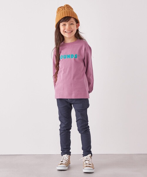 ARCH & LINE(アーチアンドライン)の「ARCH&LINE: SOUNDS プリント ロンT<KIDS>(Tシャツ/カットソー・キッズ・ブルー/ナチュラル/バイオレット・M(125-135)/L(140-150)/S(110-120))」の17枚目の写真
