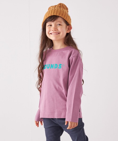 ARCH & LINE(アーチアンドライン)の「ARCH&LINE: SOUNDS プリント ロンT<KIDS>(Tシャツ/カットソー・キッズ・ブルー/ナチュラル/バイオレット・M(125-135)/L(140-150)/S(110-120))」の15枚目の写真