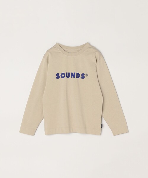 ARCH & LINE(アーチアンドライン)の「ARCH&LINE: SOUNDS プリント ロンT<KIDS>(Tシャツ/カットソー・キッズ・ブルー/ナチュラル/バイオレット・M(125-135)/L(140-150)/S(110-120))」の8枚目の写真