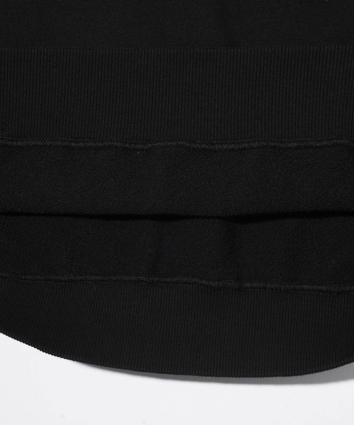 X-girl（エックスガール）の「OVAL LOGO BIG SWEAT TOP（スウェット・レディース・ブラック/オリーブ/アッシュ・S/M）」の10枚目の写真