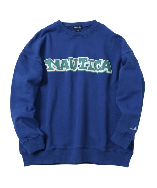 NAUTICA（ノーティカ）の「【NAUTICA】フロントグラフィティロゴトレーナー（その他トップス・キッズ・ブルー/グレー/ブラック・M/L/LL）」の18枚目の写真