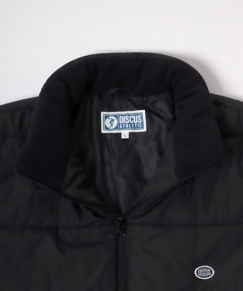 DISCUS(ディスカス)の「DISCUS/ディスカス 撥水 エコダウン 中綿 キルティングジャケット レディース メンズ スタンドブルゾン(ダウンジャケット/コート・メンズ・ブラック/グリーン/ベージュ/ネイビー・L/XL/M)」の11枚目の写真