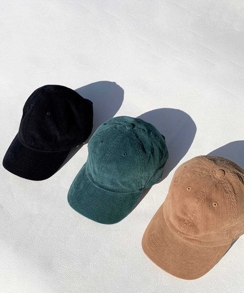 a.v.v(アーヴェヴェ)の「【NEW HATTAN】コーデュロイキャップ(キャップ・メンズ・ベージュ/グリーン/ブラック・46)」の3枚目の写真