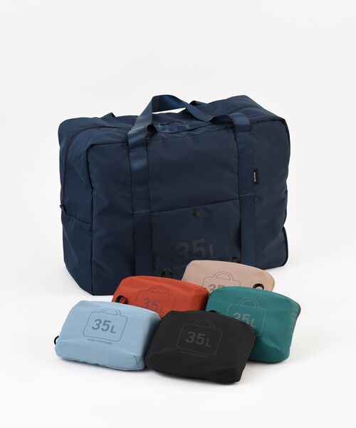 TRAVEL SHOP MILESTO(トラベルショップミレスト)の「MILESTO UTILITYポケッタブルボストンバッグ 35L(ボストンバッグ・レディース・オレンジ/ネイビー/グリーン/ブラック/グレー系その他/グレイッシュベージュ・フリ-)」の21枚目の写真