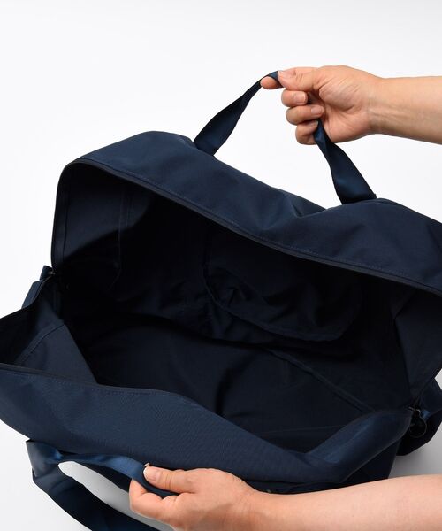 TRAVEL SHOP MILESTO(トラベルショップミレスト)の「MILESTO UTILITYポケッタブルボストンバッグ 35L(ボストンバッグ・レディース・オレンジ/ネイビー/グリーン/ブラック/グレー系その他/グレイッシュベージュ・フリ-)」の10枚目の写真