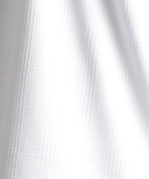 HIDEAWAYS NICOLE（ハイダウェイニコル）の「ブリスターチェックボンディング裏起毛Ｖネックプルオーバー（Tシャツ/カットソー・メンズ・ホワイト×ブラック/オフホワイト/ブラック/ブラック×ホワイト・LARGE/MEDIUM/X-LARGE）」の10枚目の写真