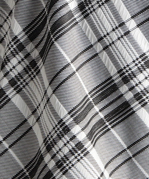 HIDEAWAYS NICOLE（ハイダウェイニコル）の「ブリスターチェックボンディング裏起毛Ｖネックプルオーバー（Tシャツ/カットソー・メンズ・ホワイト×ブラック/オフホワイト/ブラック/ブラック×ホワイト・LARGE/MEDIUM/X-LARGE）」の12枚目の写真