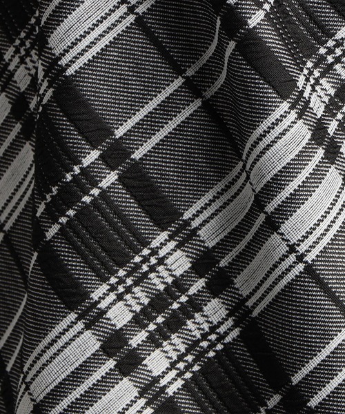 HIDEAWAYS NICOLE（ハイダウェイニコル）の「ブリスターチェックボンディング裏起毛Ｖネックプルオーバー（Tシャツ/カットソー・メンズ・ホワイト×ブラック/オフホワイト/ブラック/ブラック×ホワイト・LARGE/MEDIUM/X-LARGE）」の13枚目の写真