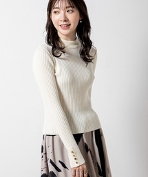MILLION CARATS | 【ReBasic】プチハイネック袖釦ニット(ニット/セーター)