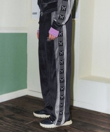 A'GEM/9 × .kom『 FANCY CLUB/ファンシークラブ』VELOUR WIDE TRACK PANTS/ベロアワイドトラックジャージパンツ