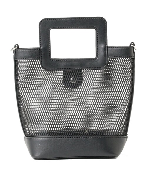 B:MING by BEAMS(ビーミングバイビームス)の「B:MING by BEAMS / メッシュ ビニール バッグ(ショルダーバッグ・レディース・ブラック/ブラウン系その他4/サックスブルー・ONE SIZE)」の7枚目の写真