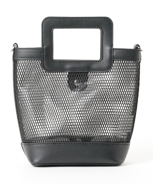 B:MING by BEAMS(ビーミングバイビームス)の「B:MING by BEAMS / メッシュ ビニール バッグ(ショルダーバッグ・レディース・ブラック/ブラウン系その他4/サックスブルー・ONE SIZE)」の8枚目の写真