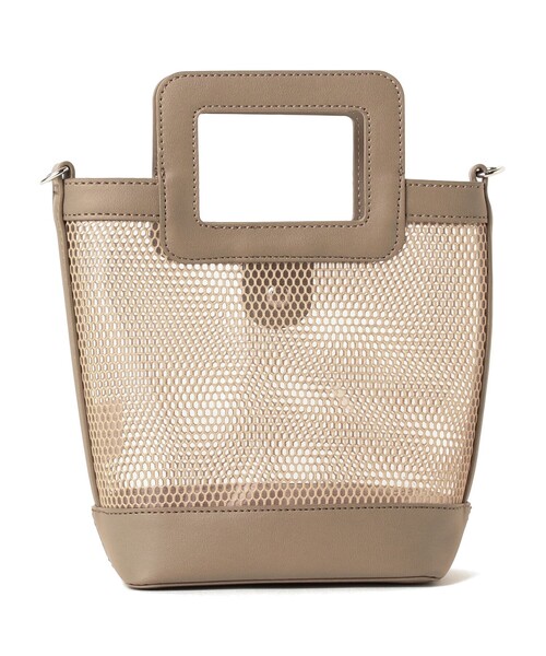 B:MING by BEAMS(ビーミングバイビームス)の「B:MING by BEAMS / メッシュ ビニール バッグ(ショルダーバッグ・レディース・ブラック/ブラウン系その他4/サックスブルー・ONE SIZE)」の11枚目の写真