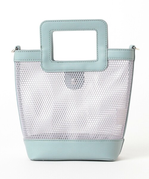 B:MING by BEAMS(ビーミングバイビームス)の「B:MING by BEAMS / メッシュ ビニール バッグ(ショルダーバッグ・レディース・ブラック/ブラウン系その他4/サックスブルー・ONE SIZE)」の18枚目の写真
