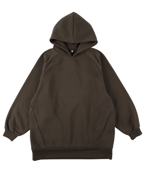 coca（coca）（コカ）の「ふわりーコクーンラグランパーカー（パーカー・レディース・グレー/ブラック/ダークブラウン・M/L）」の19枚目の写真