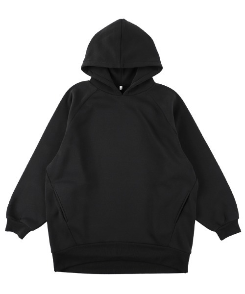 coca（coca）（コカ）の「ふわりーコクーンラグランパーカー（パーカー・レディース・グレー/ブラック/ダークブラウン・M/L）」の17枚目の写真