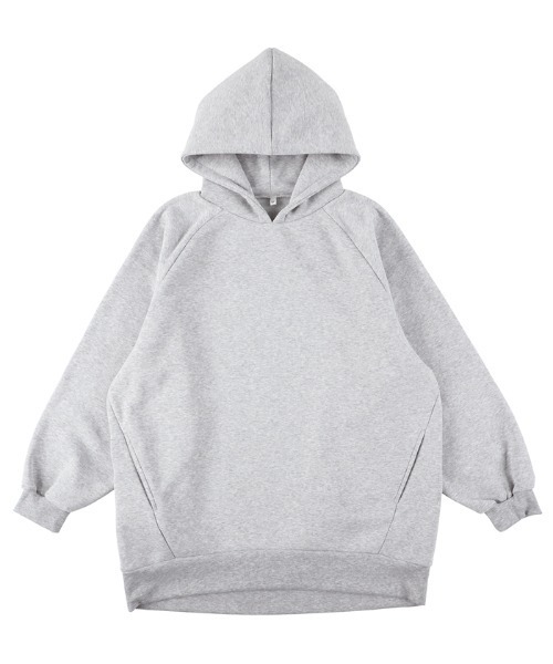 coca（coca）（コカ）の「ふわりーコクーンラグランパーカー（パーカー・レディース・グレー/ブラック/ダークブラウン・M/L）」の18枚目の写真