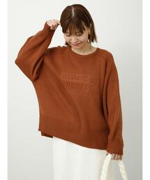 Lugnoncure | エンボスロゴニットプルオーバー(ニット/セーター)