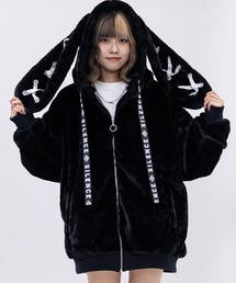 【31】【25AW新色追加】うさ耳 ファーパーカー