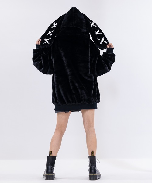 31】【25AW新色追加】うさ耳 ファーパーカー（パーカー）｜JOHN'S