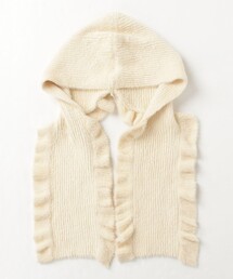 Casselini | 【CASSELINI/キャセリーニ】ニットフードストール(ストール/ショール)