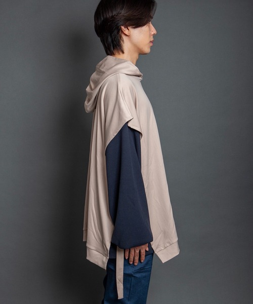 GGD SELECT（ジージーディー　セレクト）の「ワイドシルエットフードベスト（ベスト・メンズ・ベージュ系その他/カーキ・L/M）」の13枚目の写真