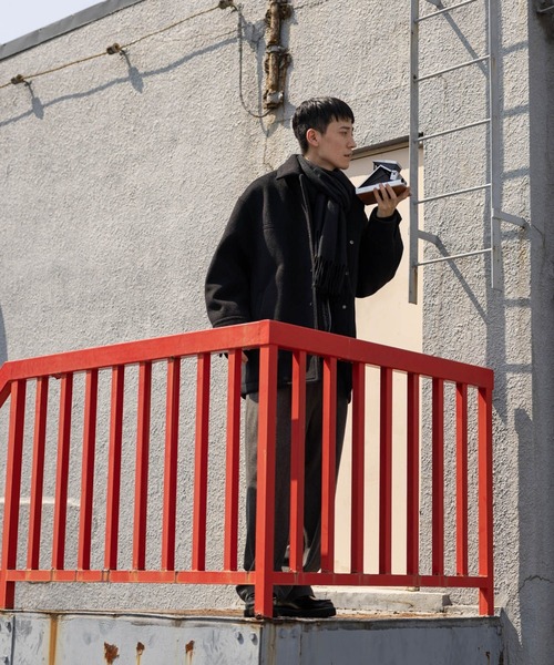 niko and...（ニコアンド）の「起毛ハーフコート（その他アウター・メンズ・ベージュ/ブラック・MEDIUM/LARGE）」の22枚目の写真